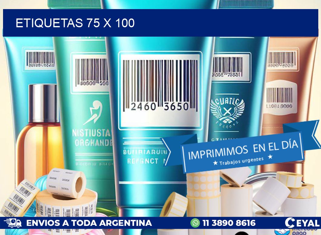 ETIQUETAS 75 x 100