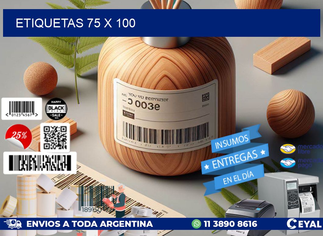 ETIQUETAS 75 x 100