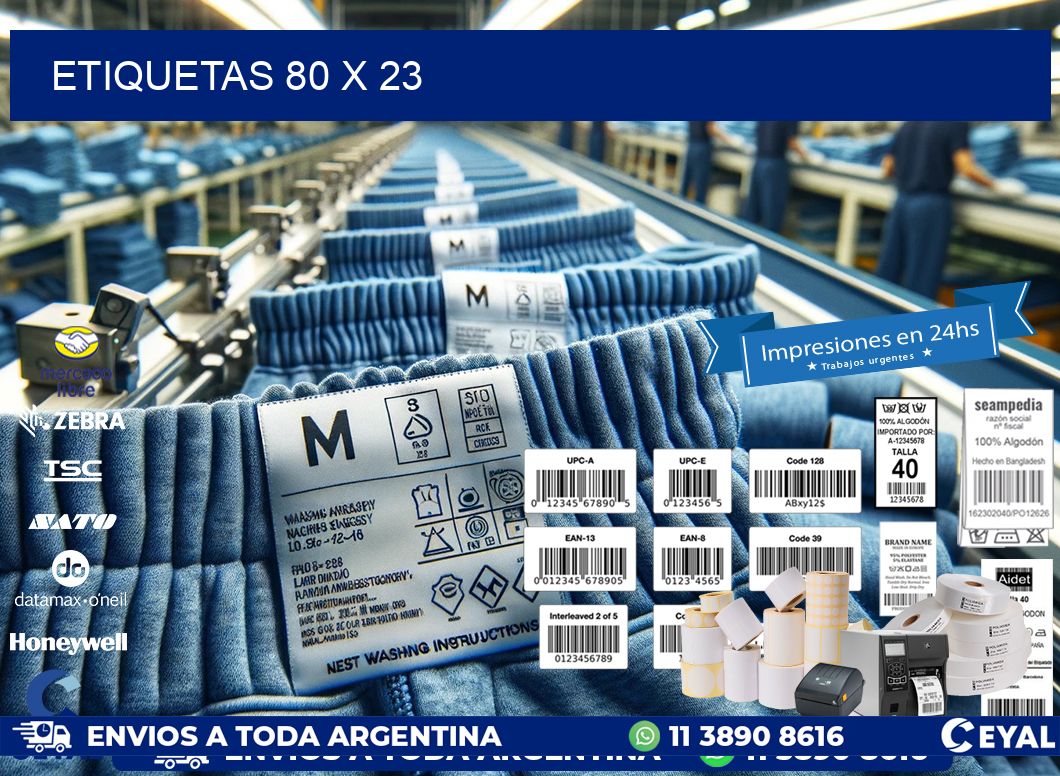 ETIQUETAS 80 x 23