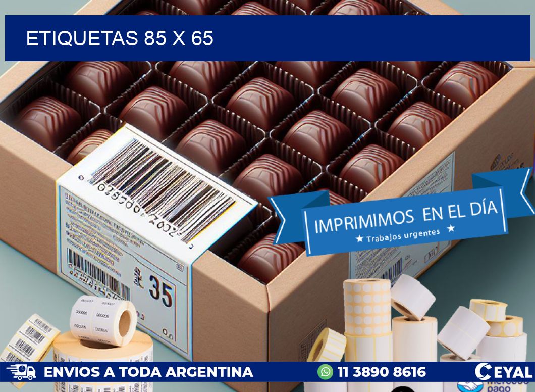 ETIQUETAS 85 x 65