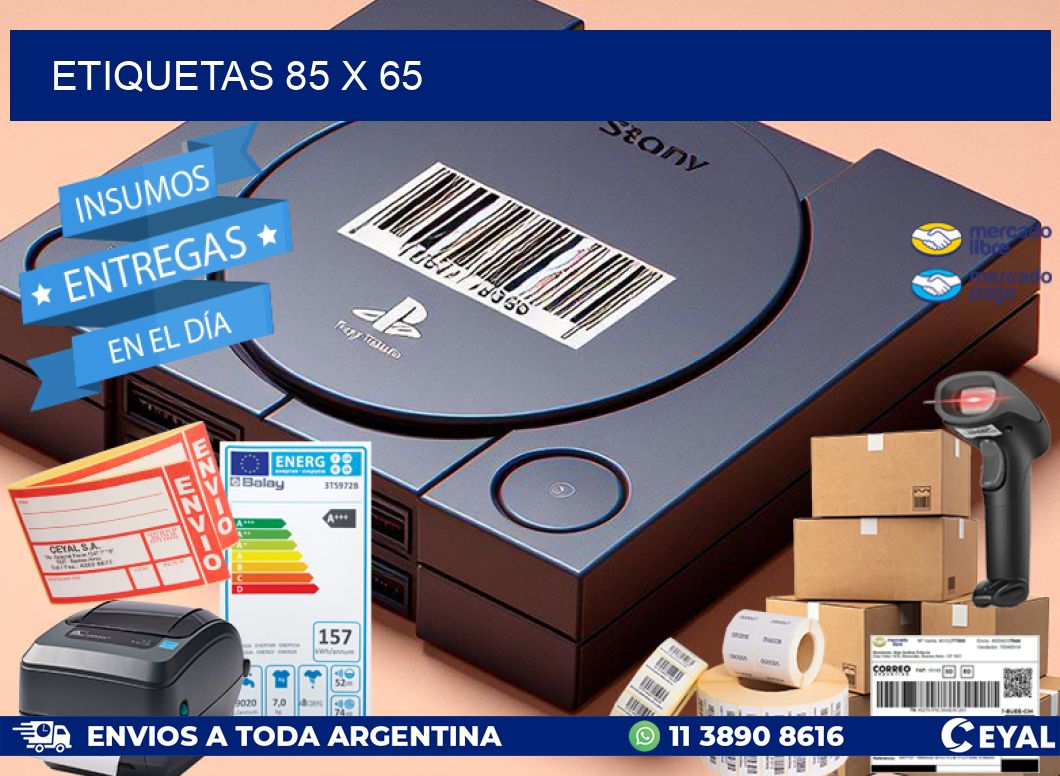 ETIQUETAS 85 x 65