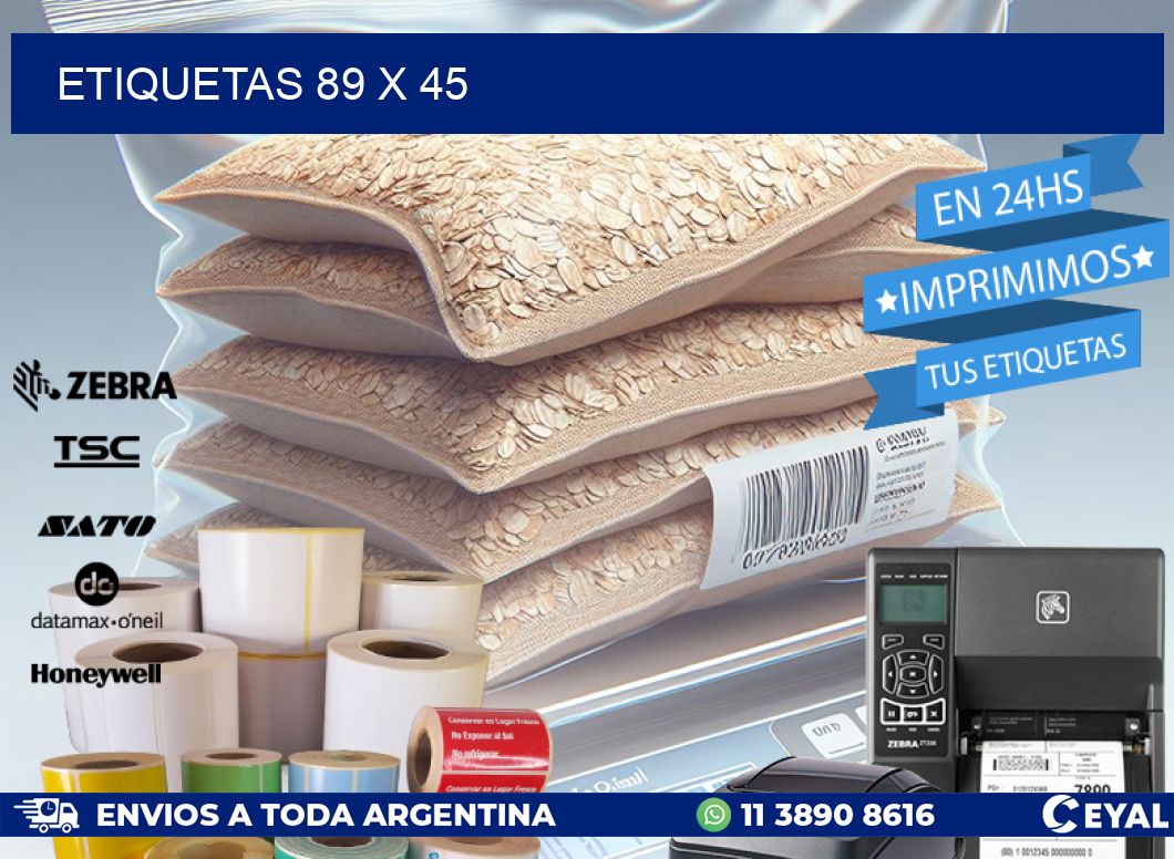 ETIQUETAS 89 x 45