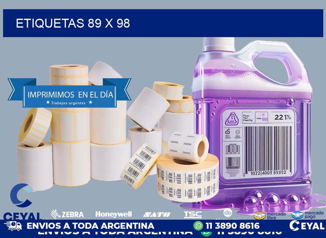 ETIQUETAS 89 x 98