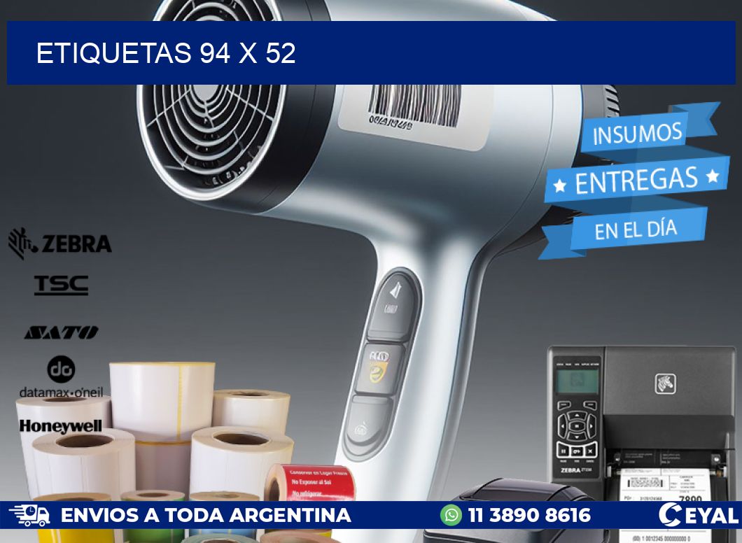 ETIQUETAS 94 x 52