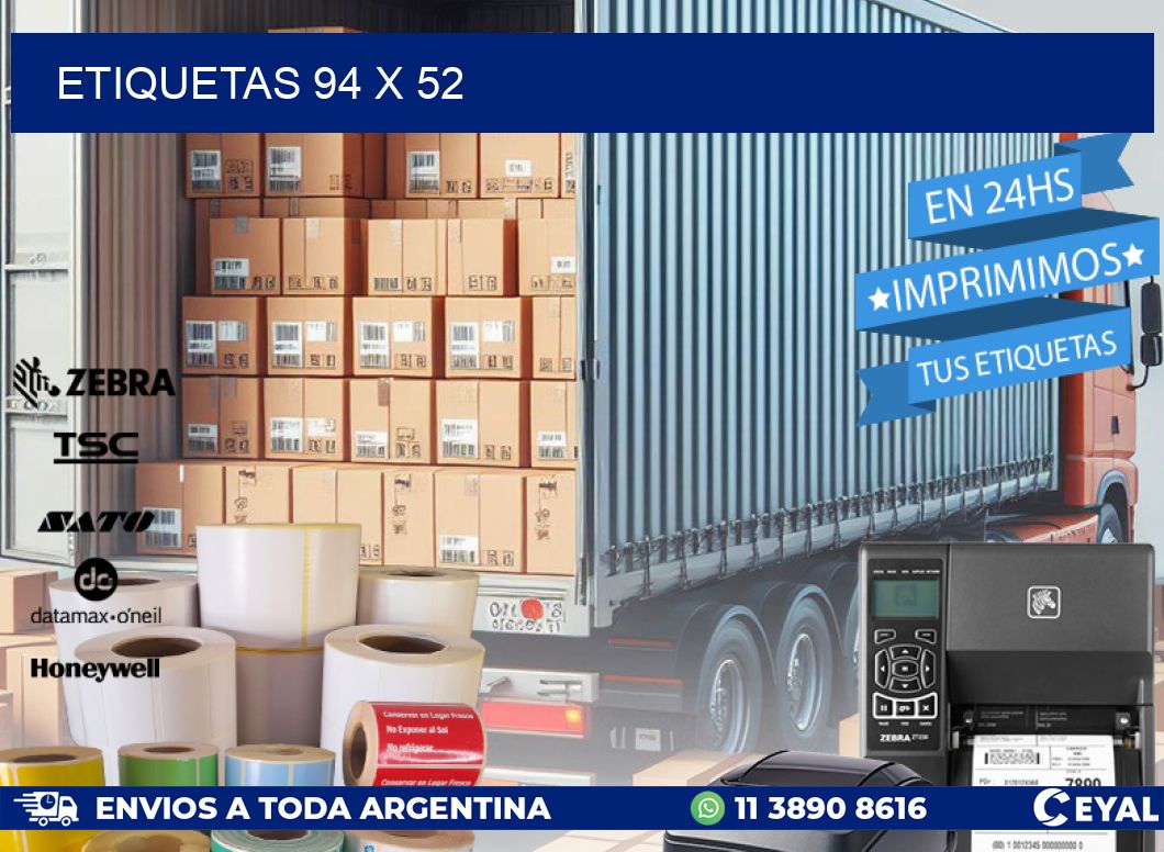 ETIQUETAS 94 x 52