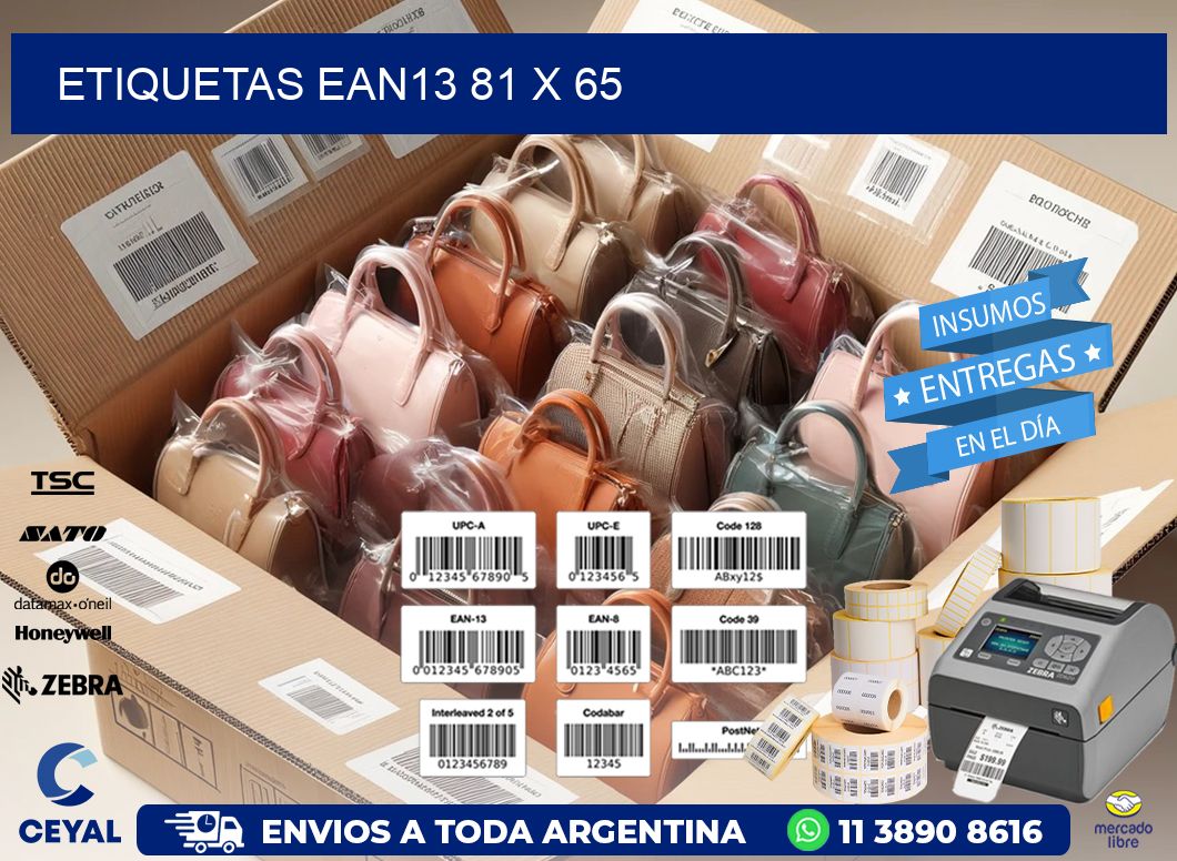 ETIQUETAS EAN13 81 x 65