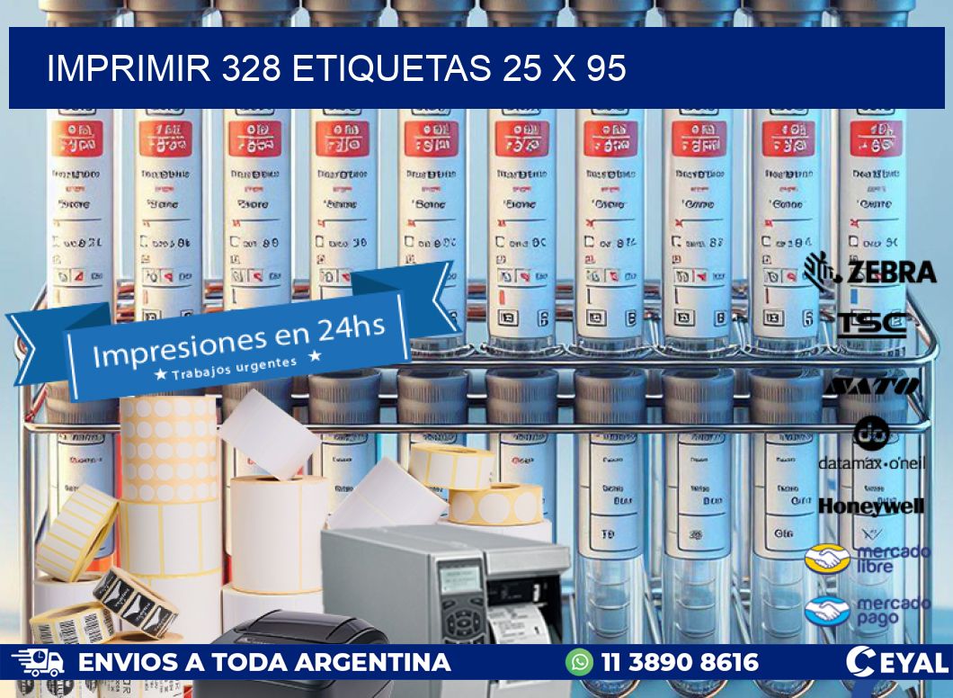 IMPRIMIR 328 ETIQUETAS 25 x 95