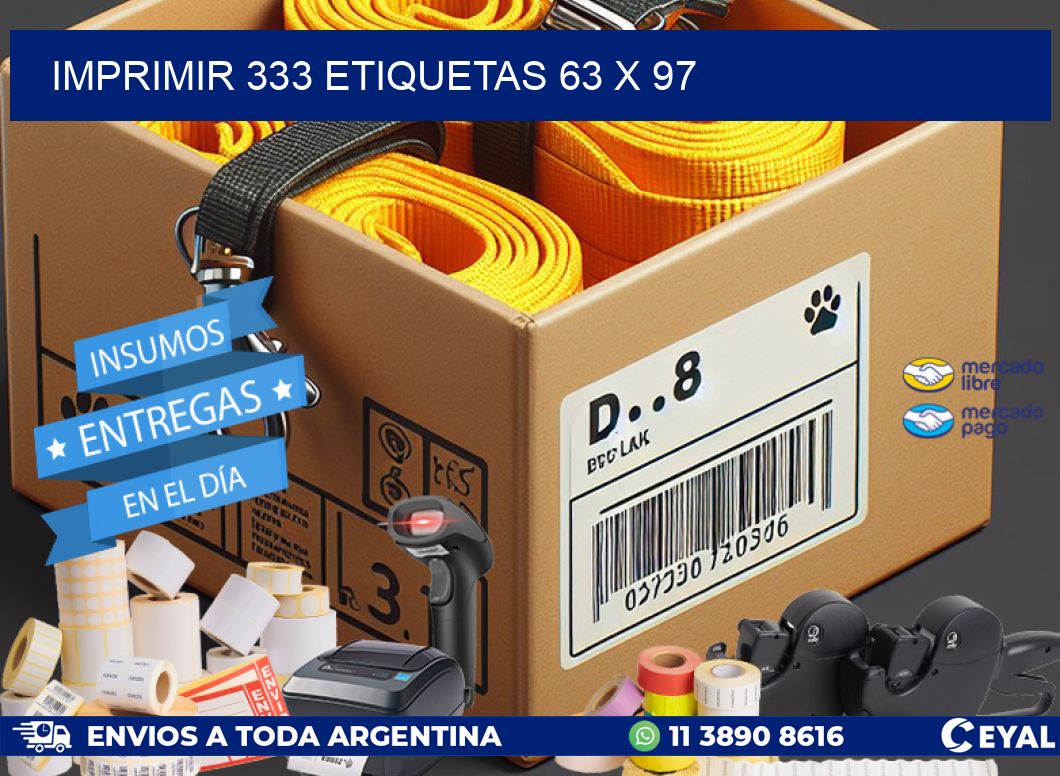 IMPRIMIR 333 ETIQUETAS 63 x 97