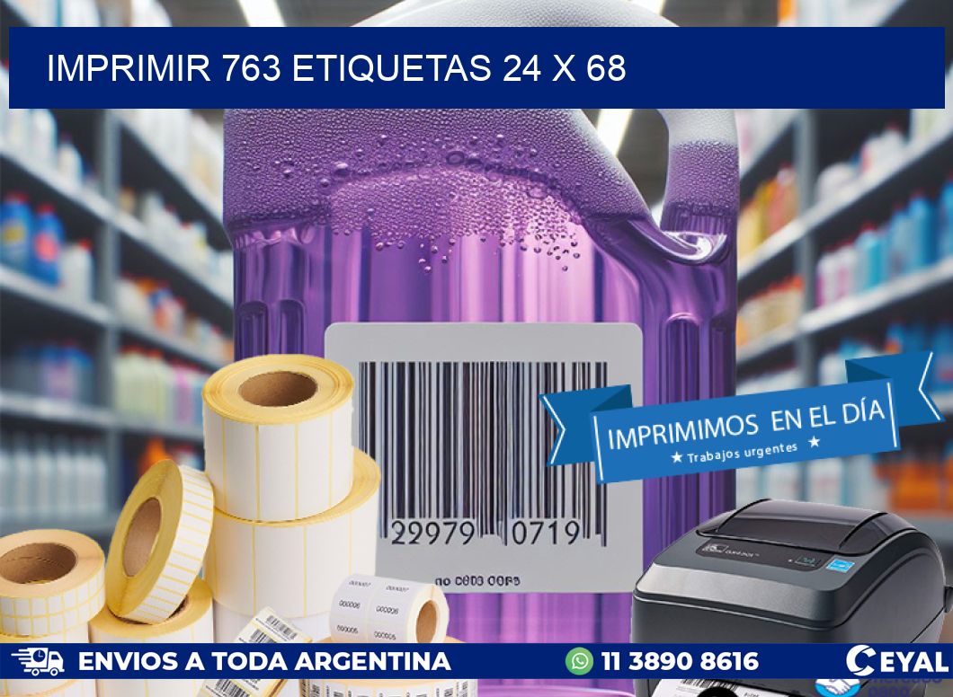 IMPRIMIR 763 ETIQUETAS 24 x 68
