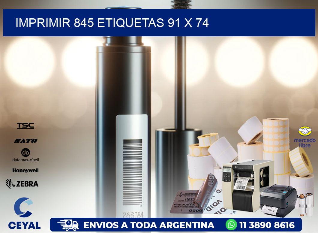 IMPRIMIR 845 ETIQUETAS 91 x 74