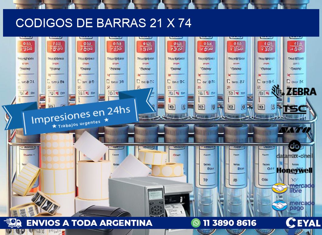 codigos de barras 21 x 74