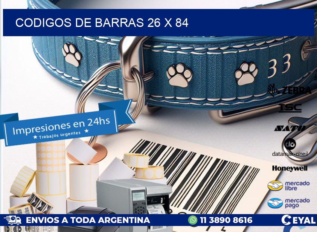 codigos de barras 26 x 84