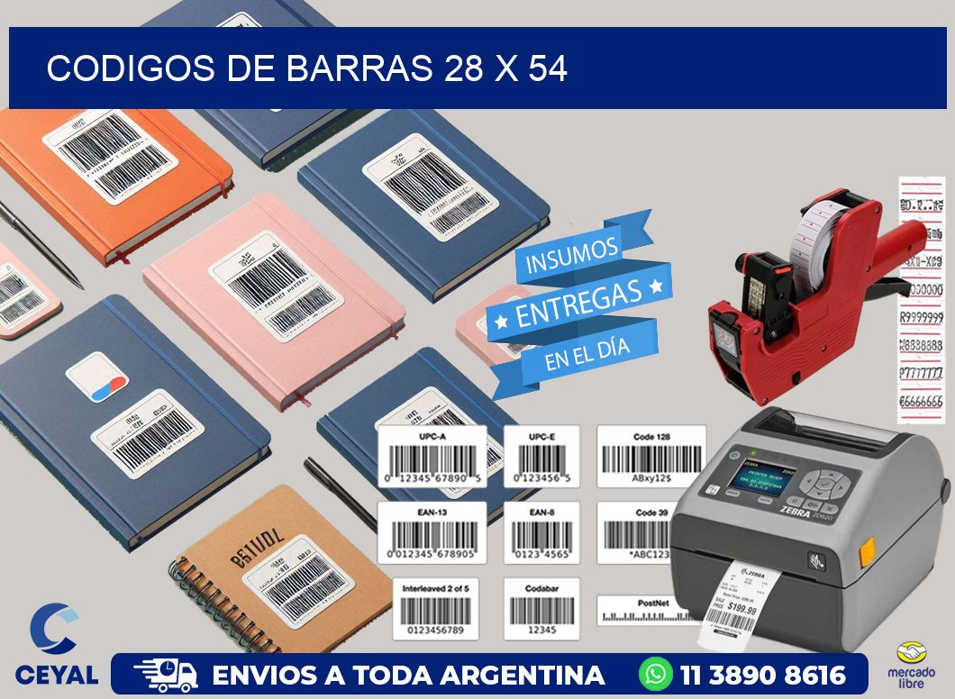 codigos de barras 28 x 54