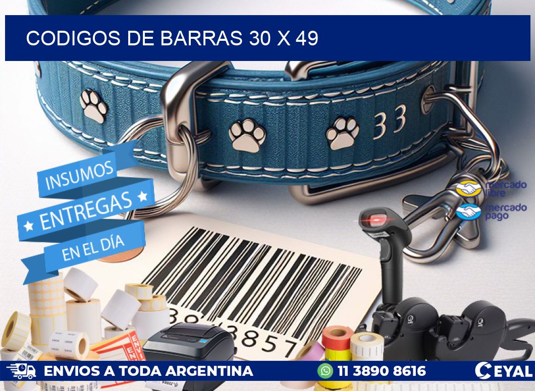 codigos de barras 30 x 49