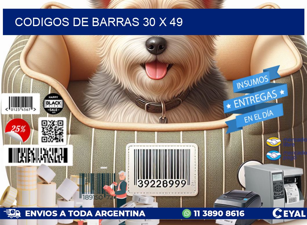 codigos de barras 30 x 49
