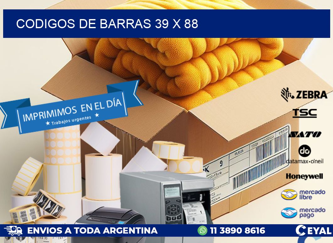 codigos de barras 39 x 88