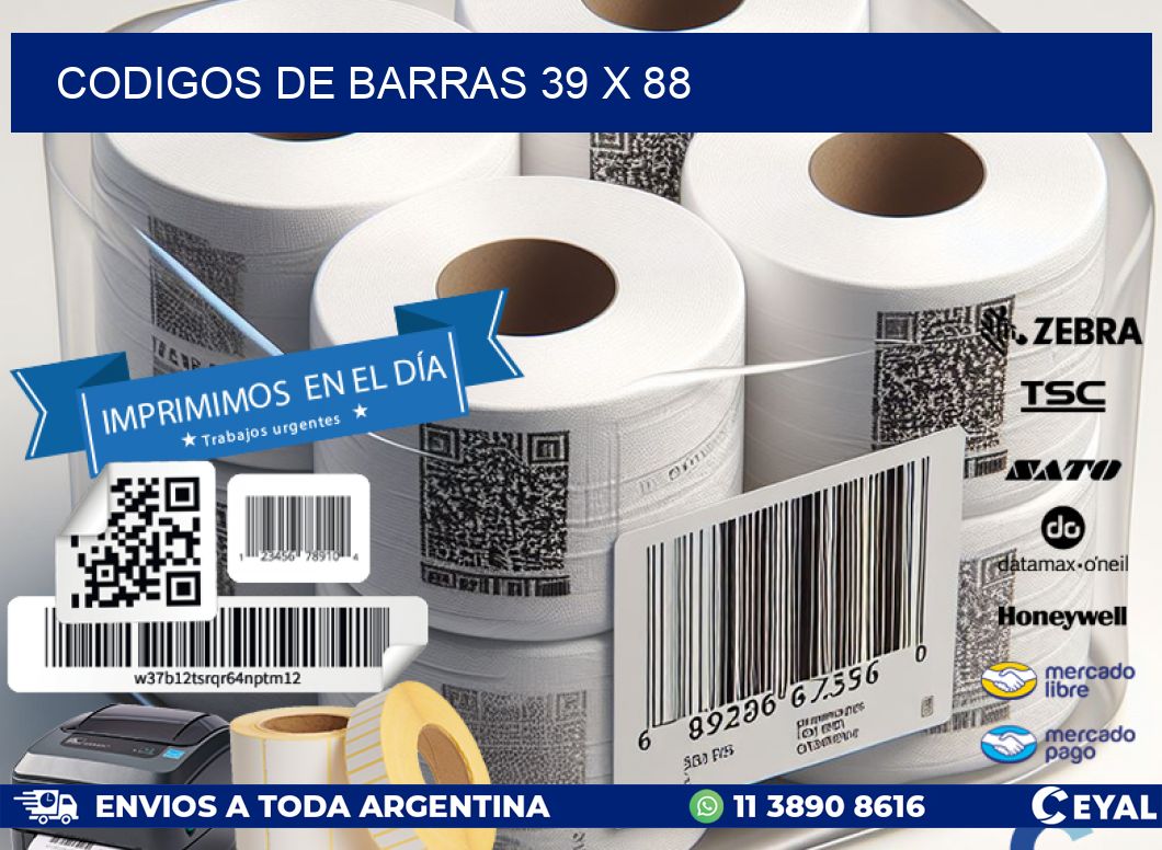 codigos de barras 39 x 88