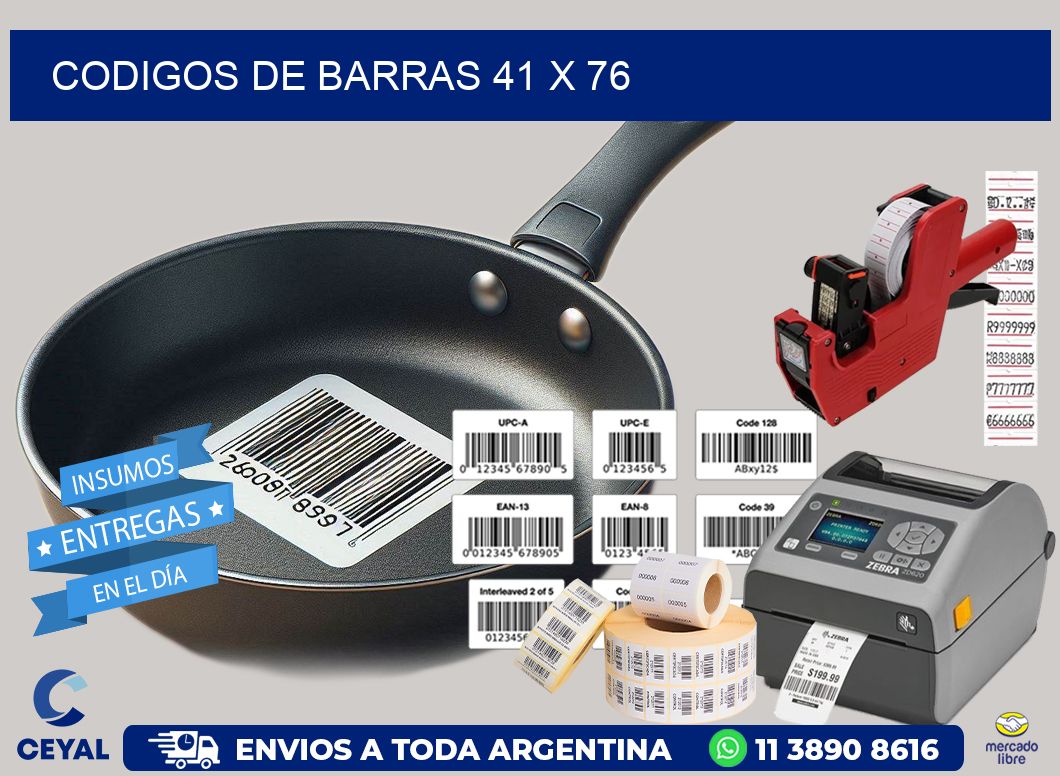 codigos de barras 41 x 76