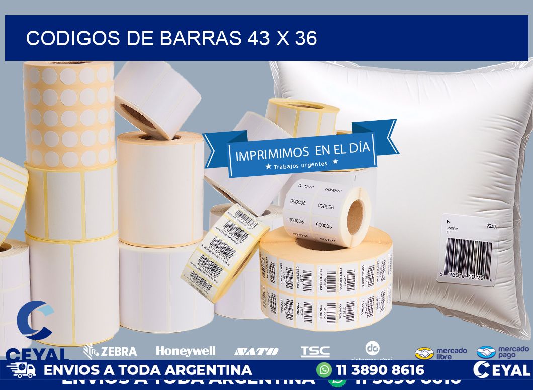 codigos de barras 43 x 36