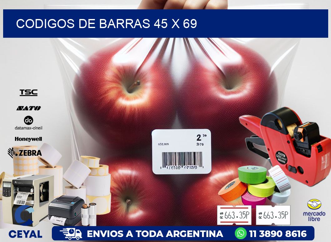 codigos de barras 45 x 69