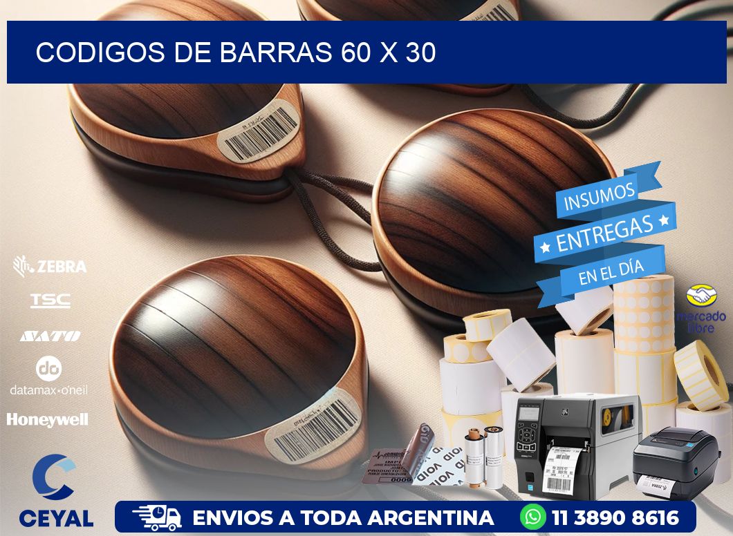 codigos de barras 60 x 30