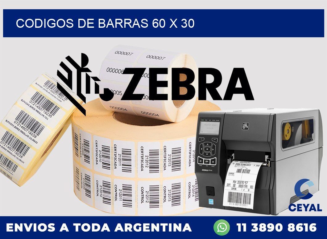 codigos de barras 60 x 30