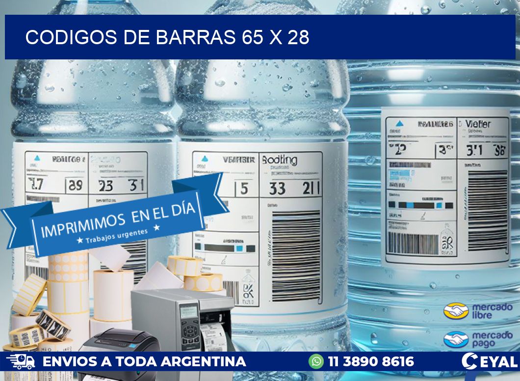 codigos de barras 65 x 28