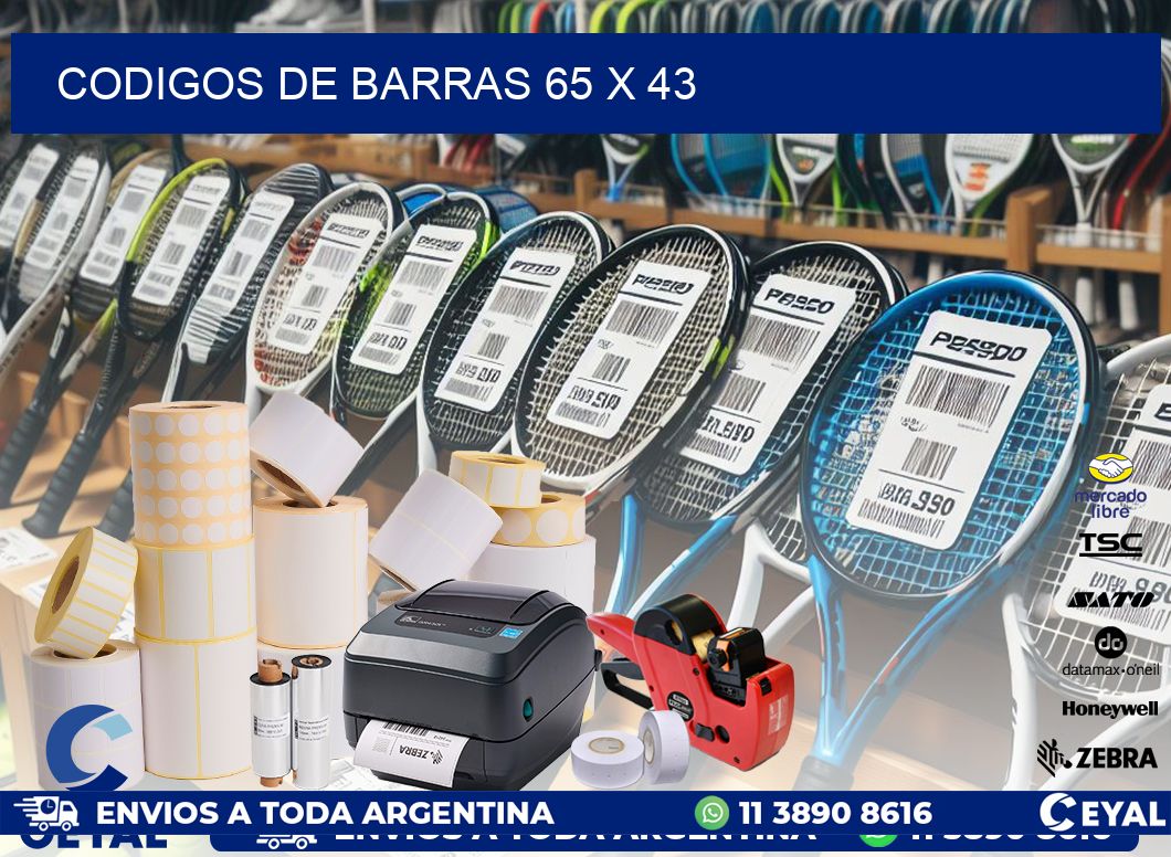 codigos de barras 65 x 43