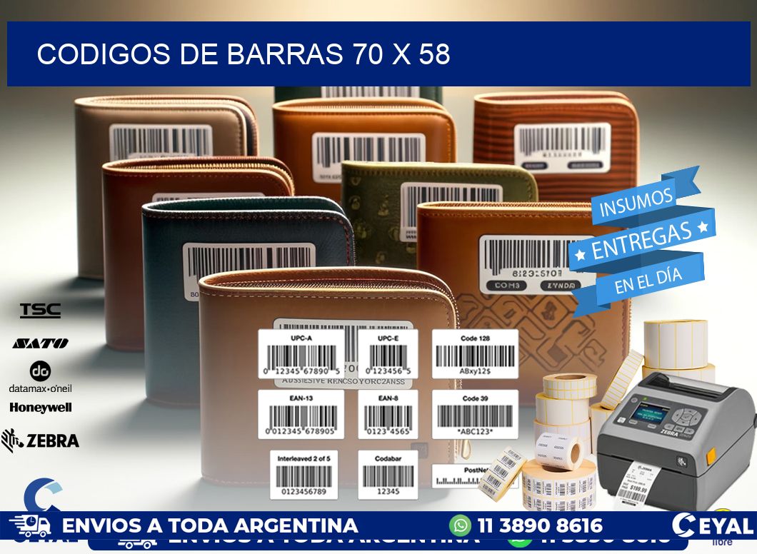 codigos de barras 70 x 58