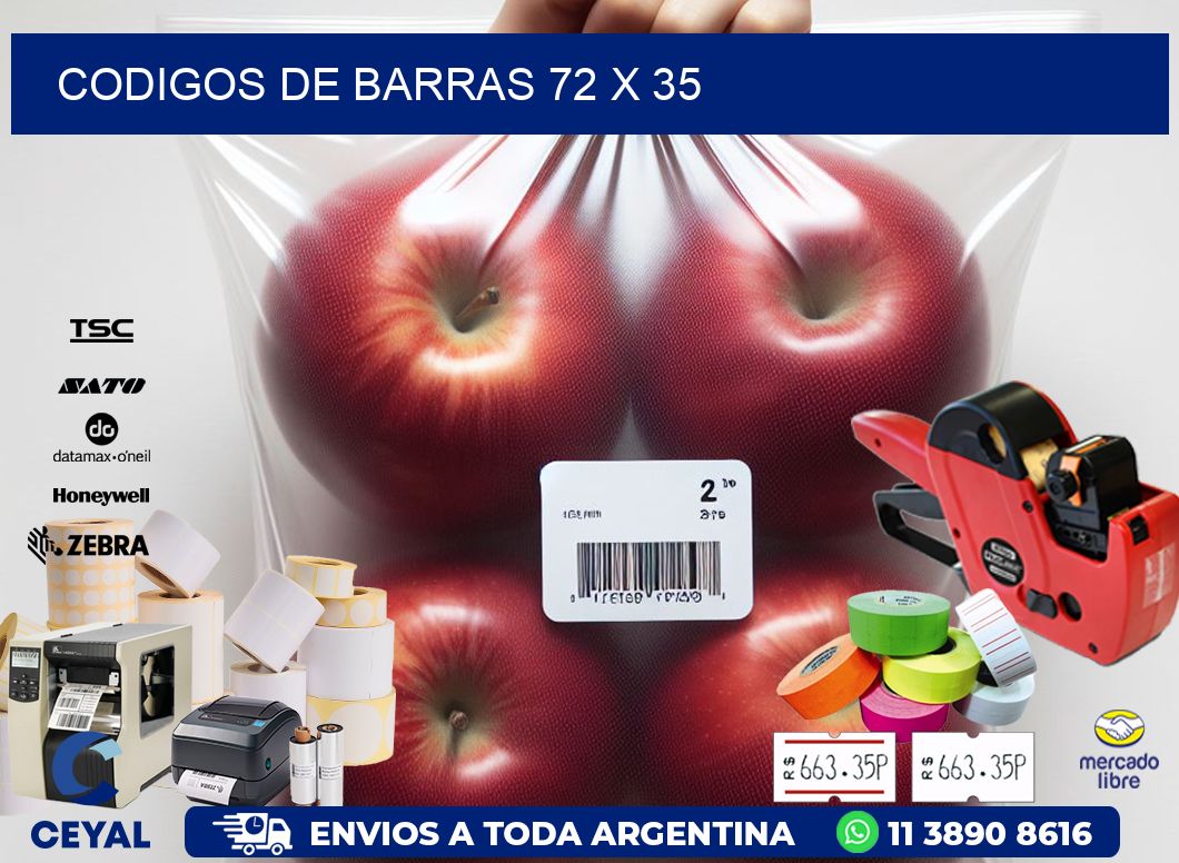 codigos de barras 72 x 35