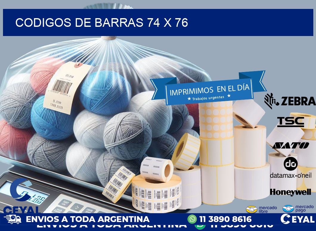 codigos de barras 74 x 76