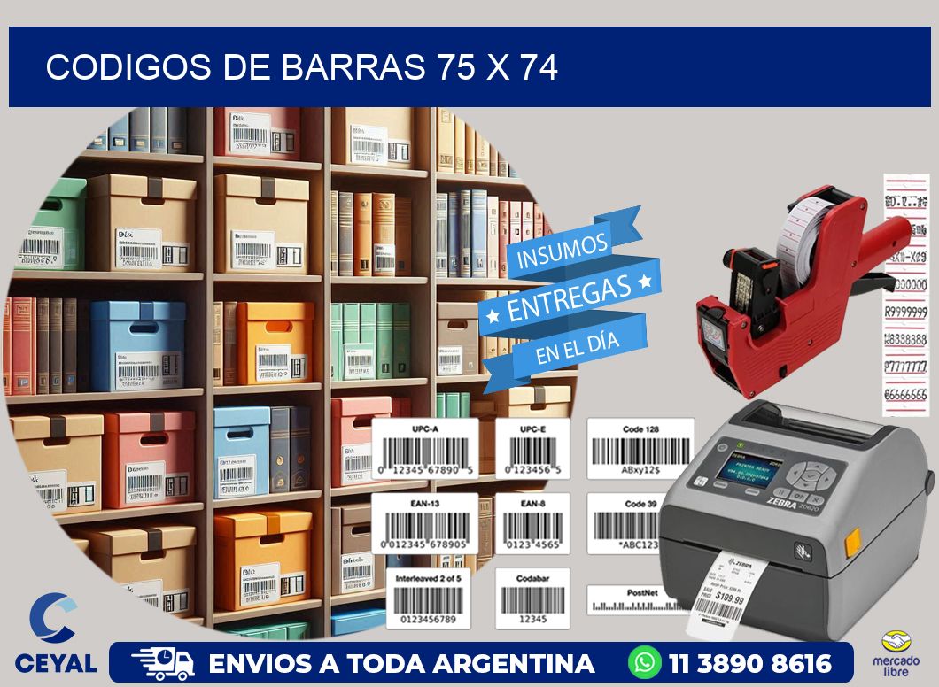 codigos de barras 75 x 74