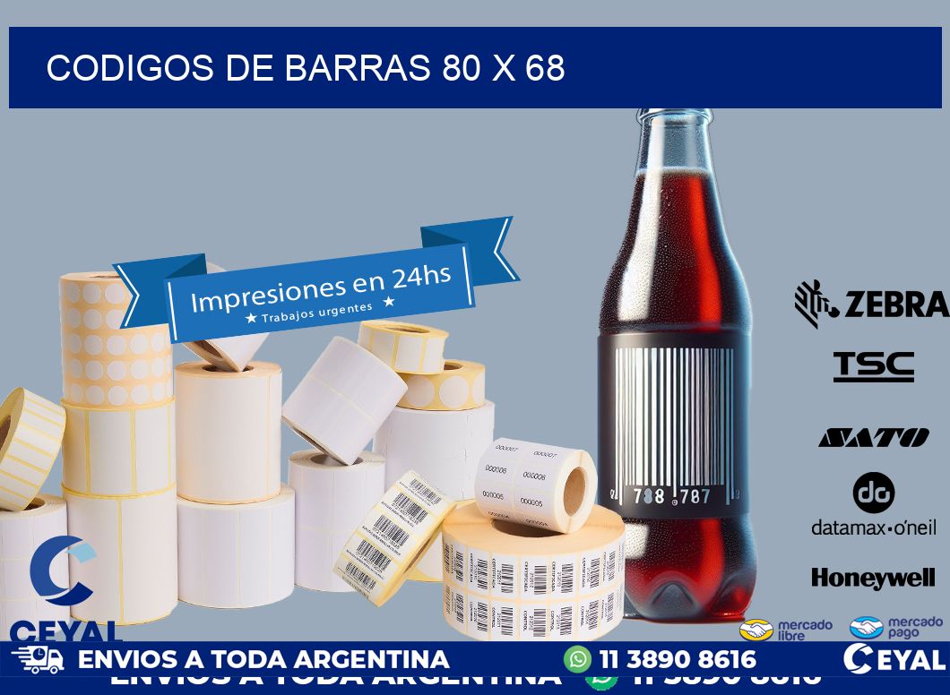 codigos de barras 80 x 68