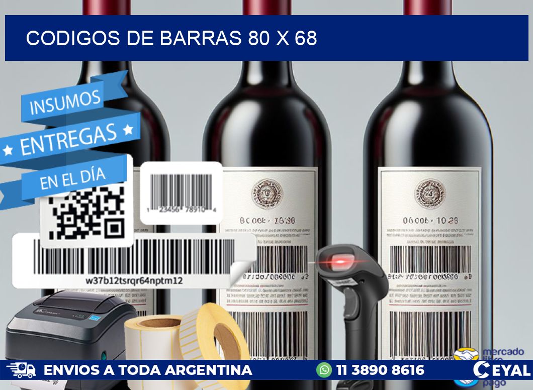 codigos de barras 80 x 68