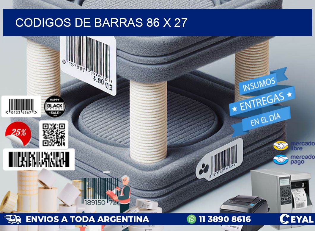 codigos de barras 86 x 27