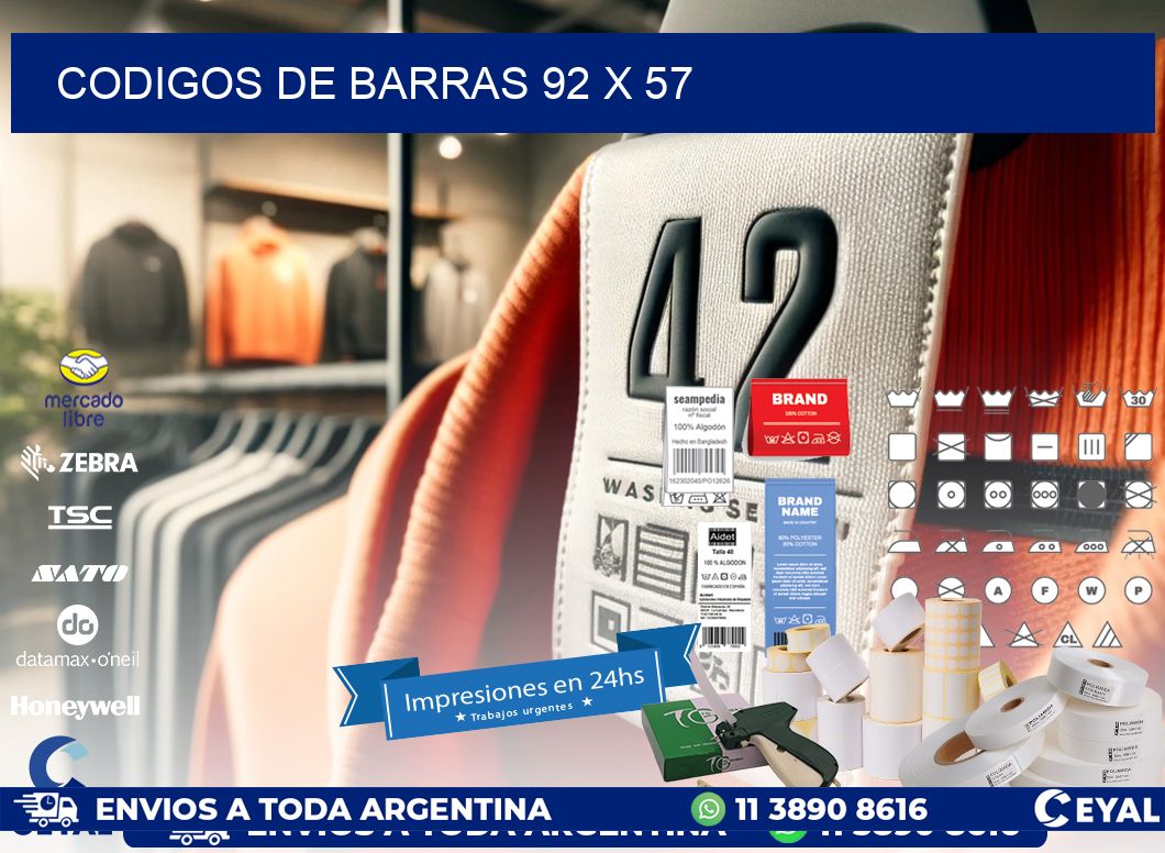 codigos de barras 92 x 57