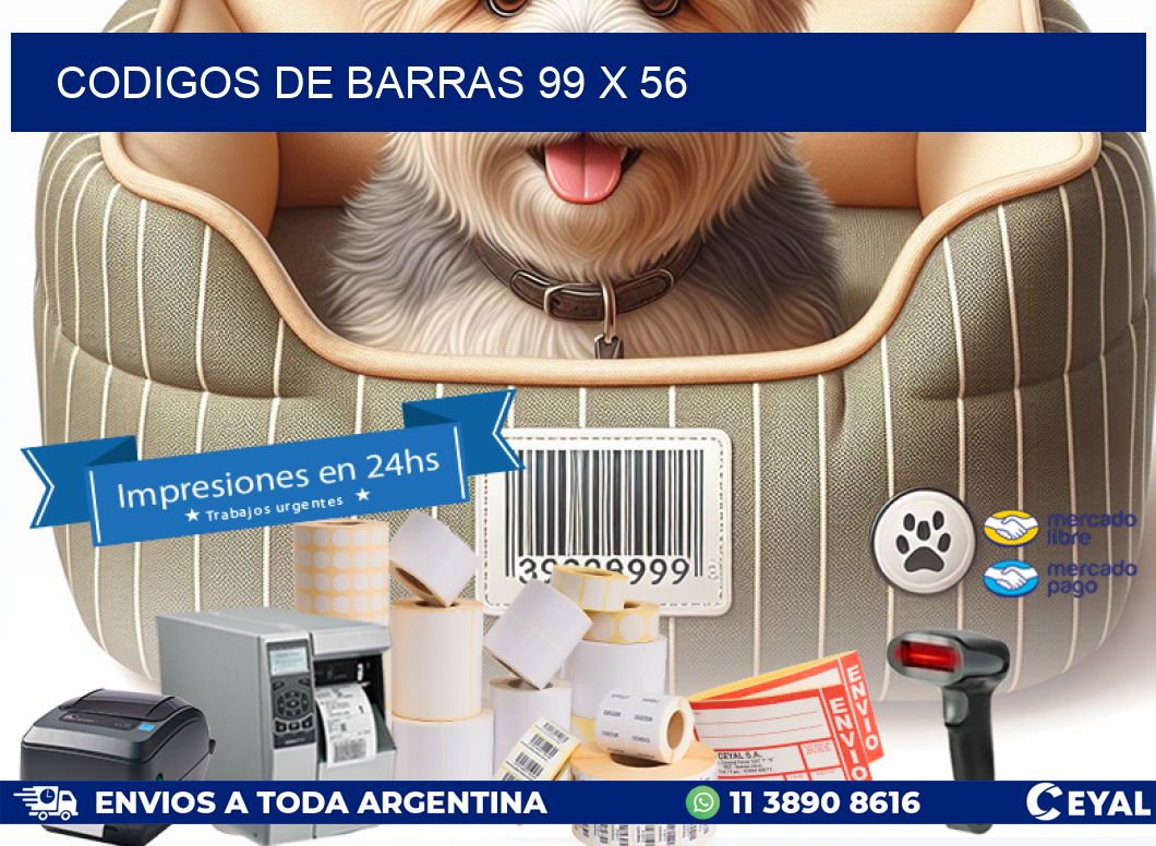 codigos de barras 99 x 56