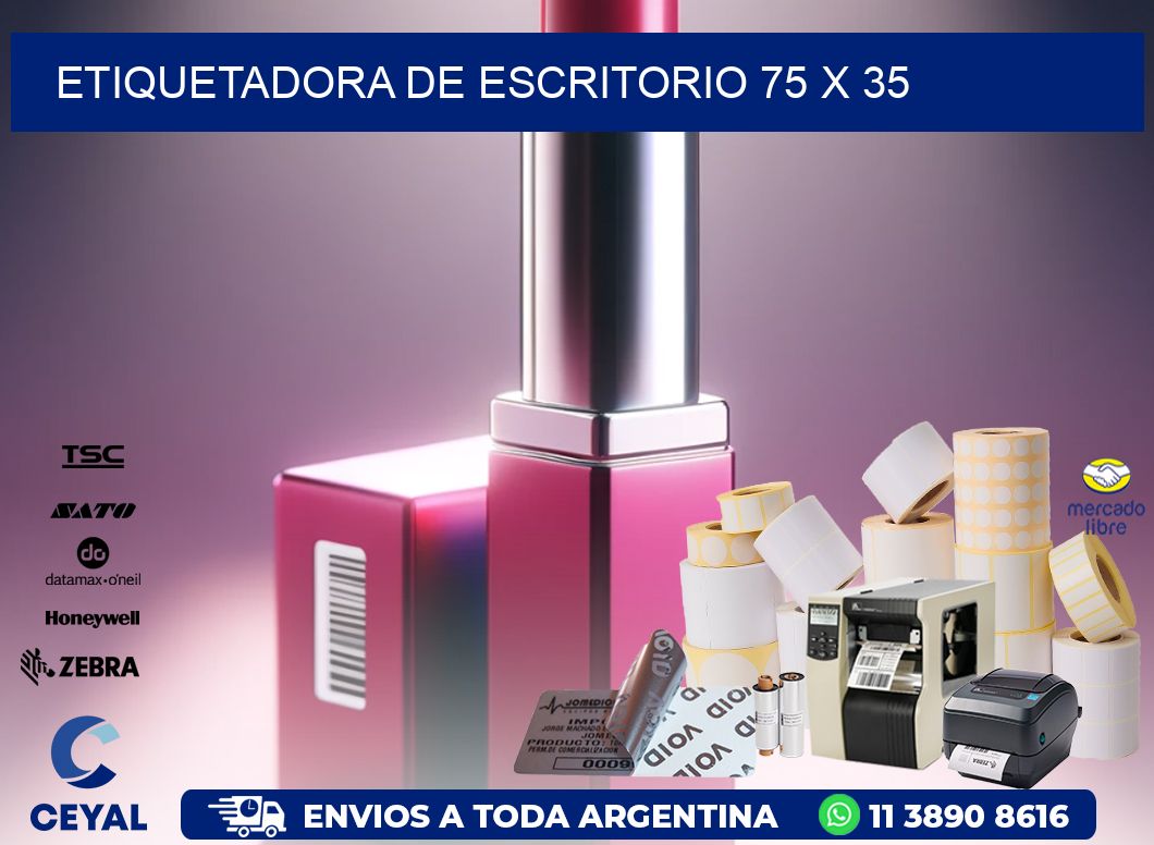 etiquetadora de escritorio 75 x 35