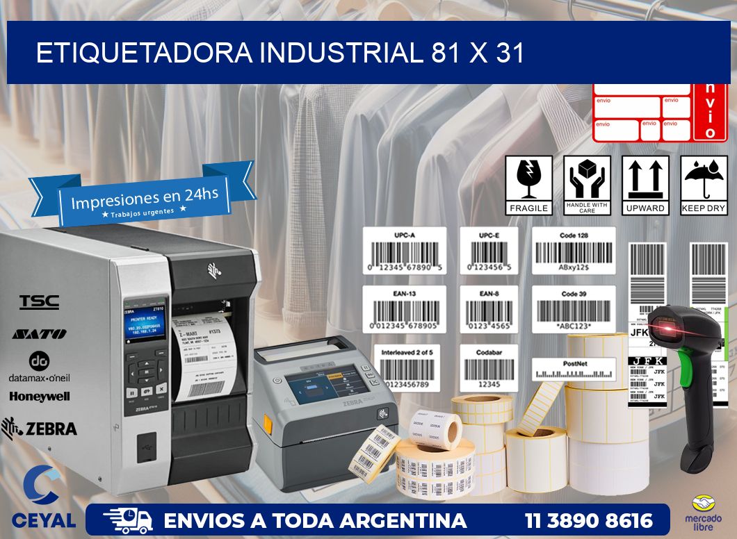 etiquetadora industrial 81 x 31