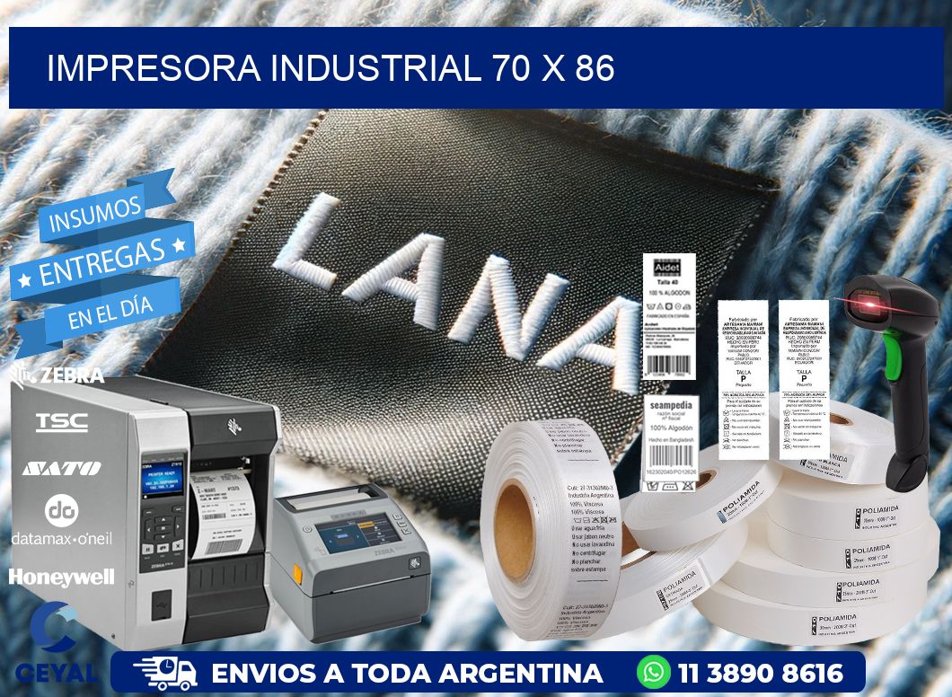 impresora industrial 70 x 86