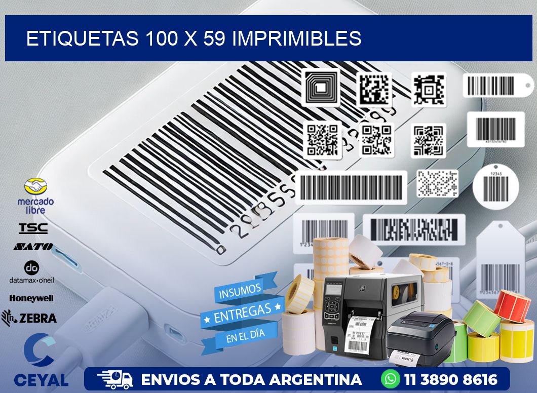 ETIQUETAS 100 x 59 IMPRIMIBLES