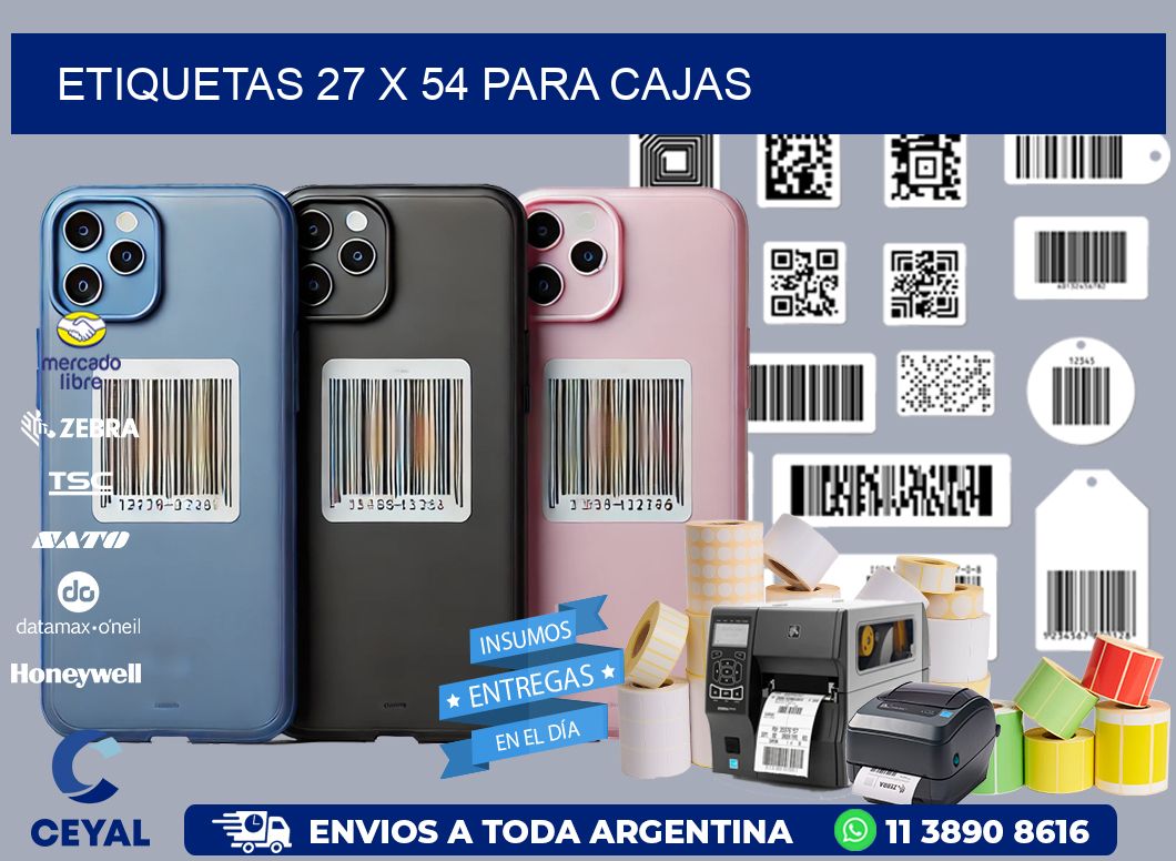 ETIQUETAS 27 x 54 PARA CAJAS