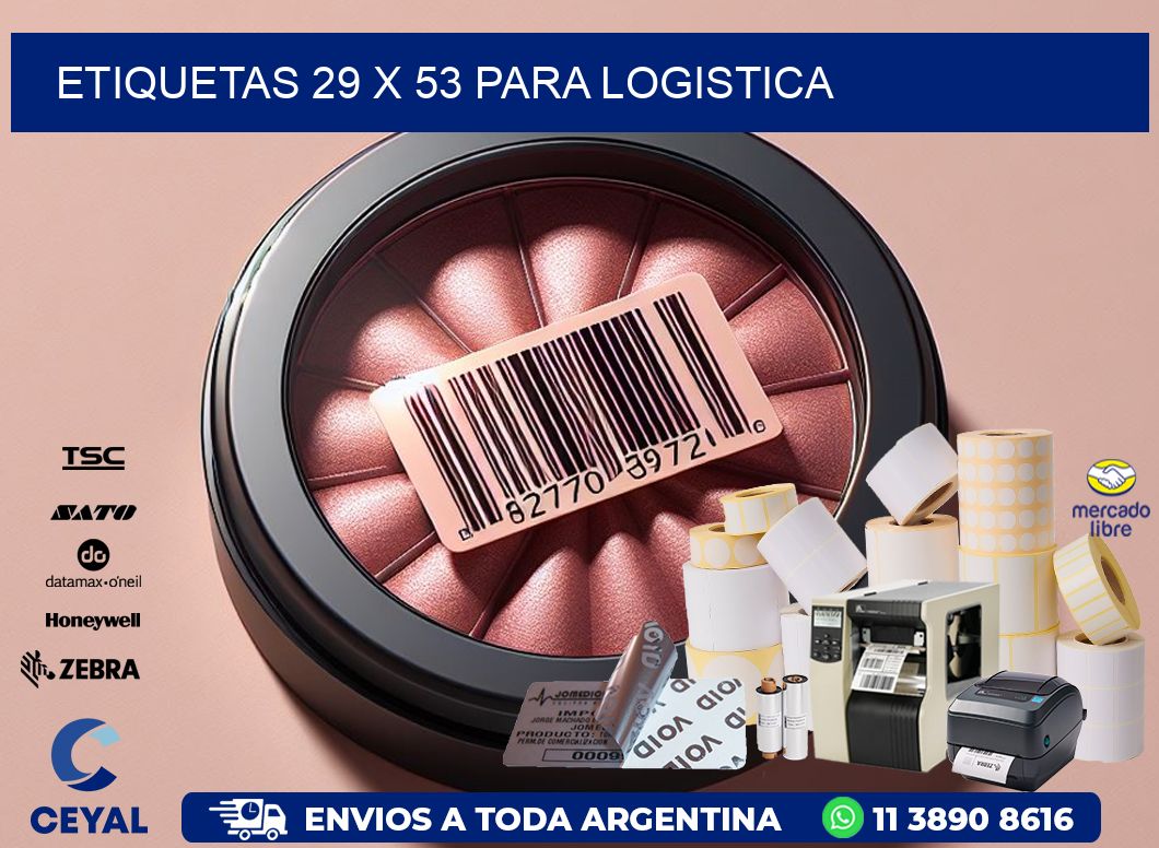 ETIQUETAS 29 x 53 PARA LOGISTICA