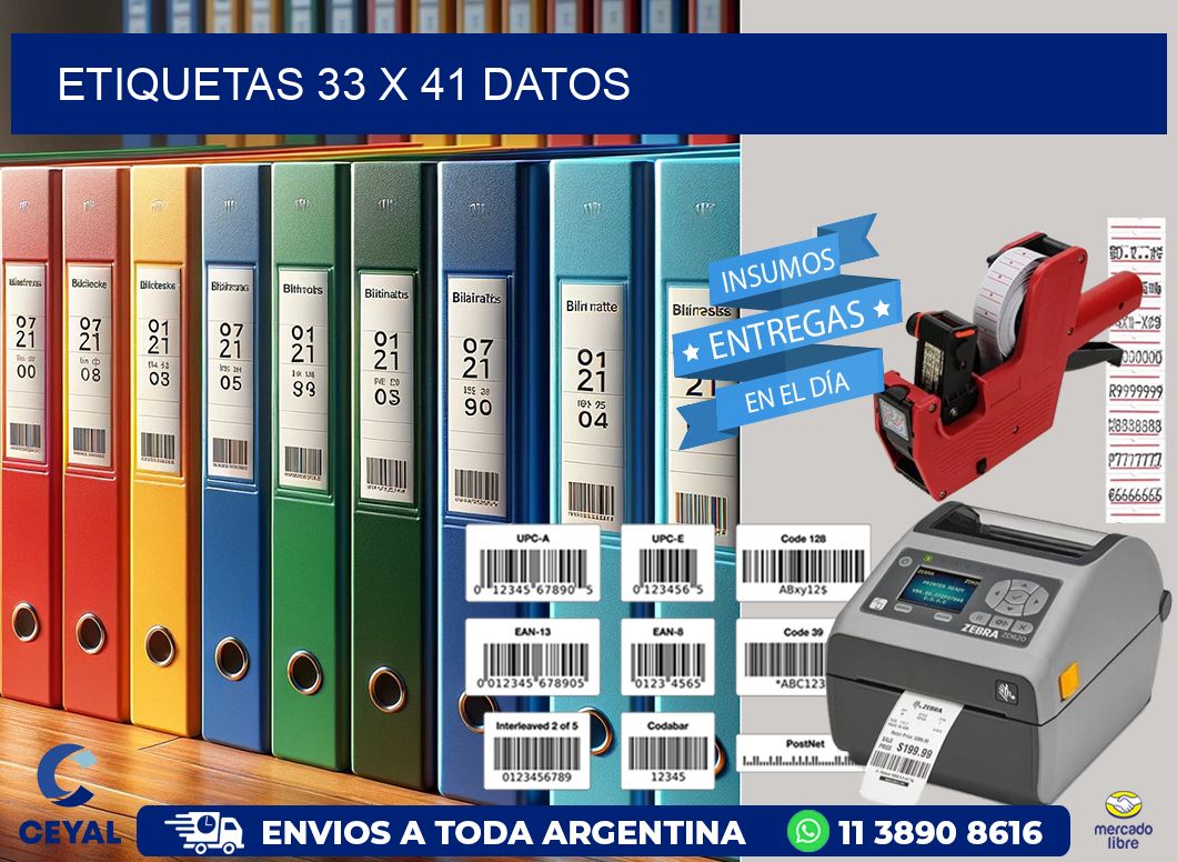 ETIQUETAS 33 x 41 DATOS