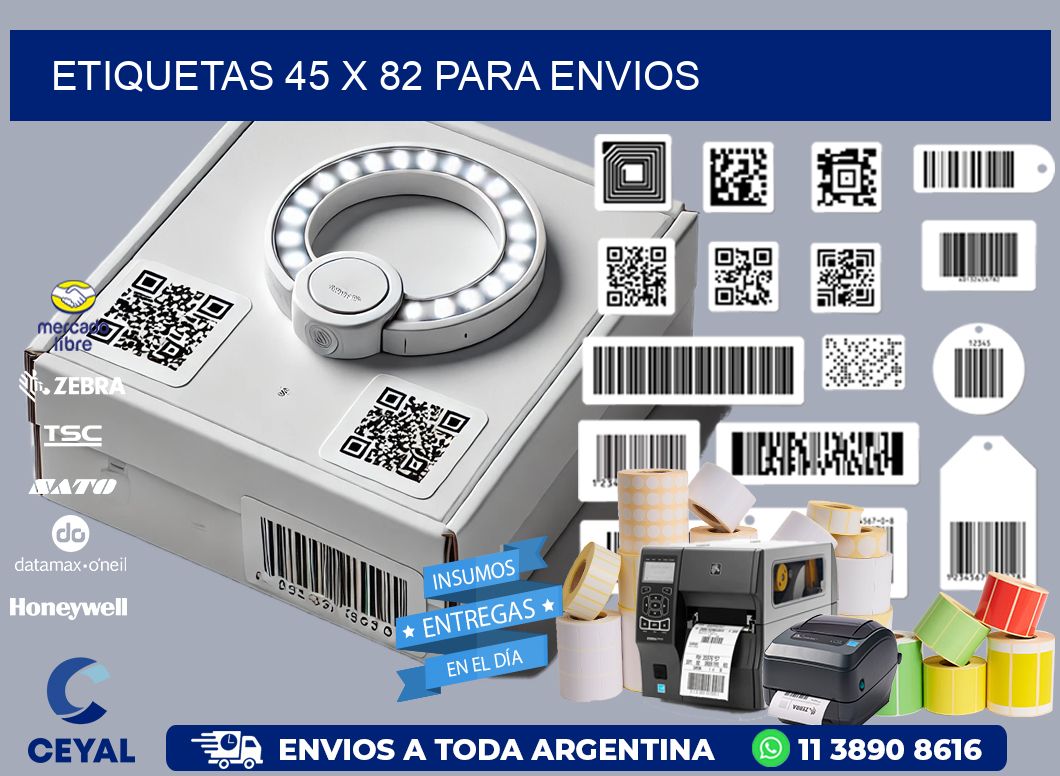 ETIQUETAS 45 x 82 PARA ENVIOS