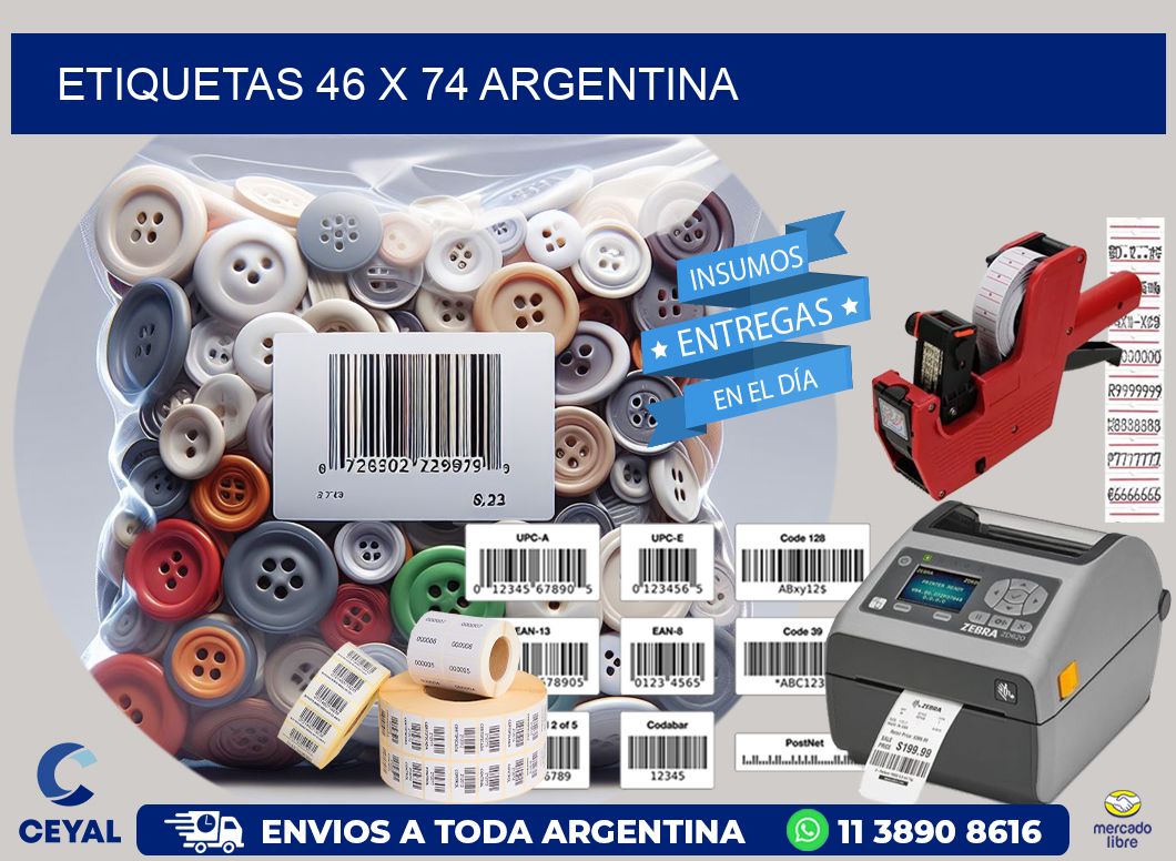 ETIQUETAS 46 x 74 ARGENTINA