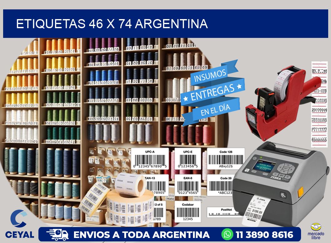 ETIQUETAS 46 x 74 ARGENTINA