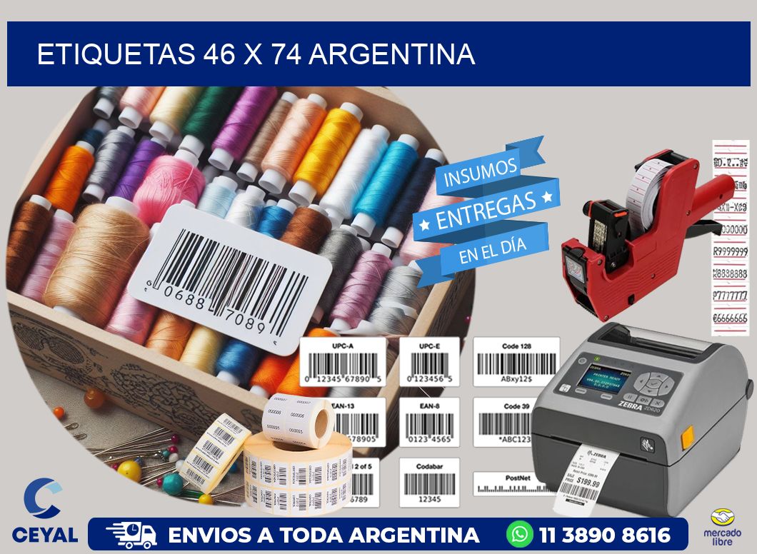 ETIQUETAS 46 x 74 ARGENTINA
