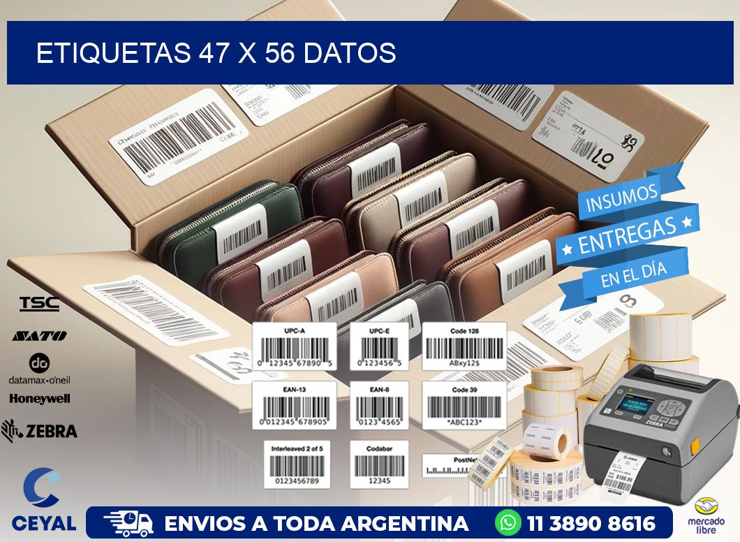 ETIQUETAS 47 x 56 DATOS