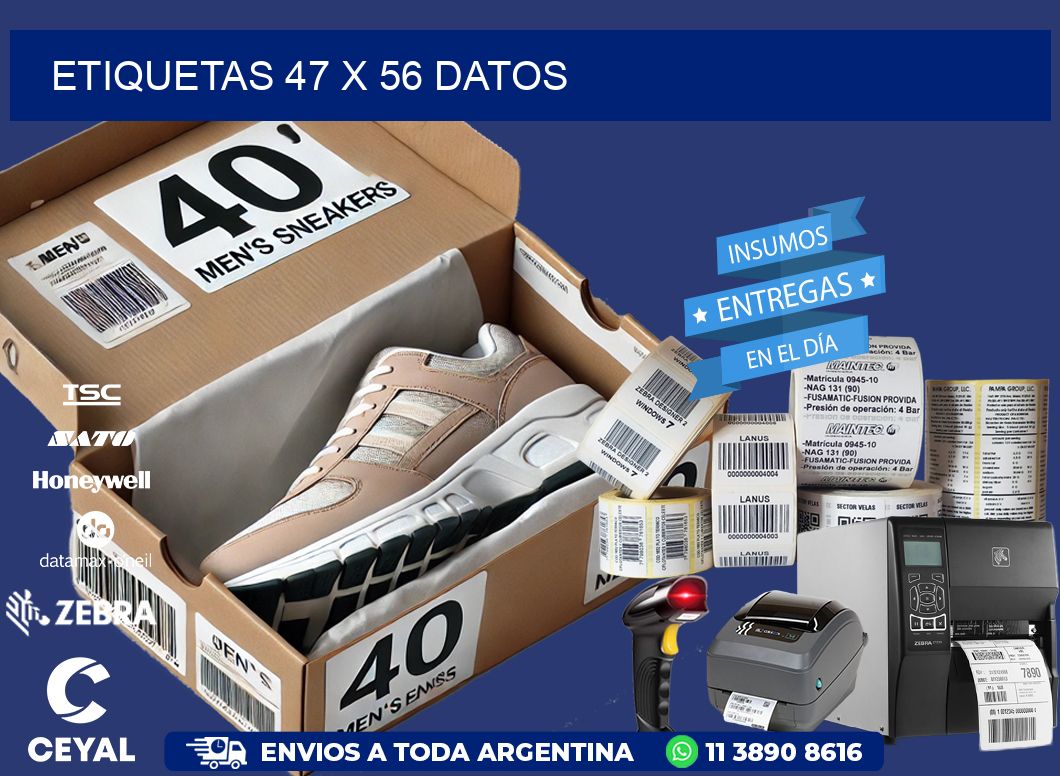 ETIQUETAS 47 x 56 DATOS
